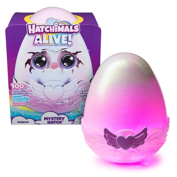 Hatchimals Alive Mystery Hatch Interactive Pandoo with Mist, Lights & Sounds - Picture 1 of 6
